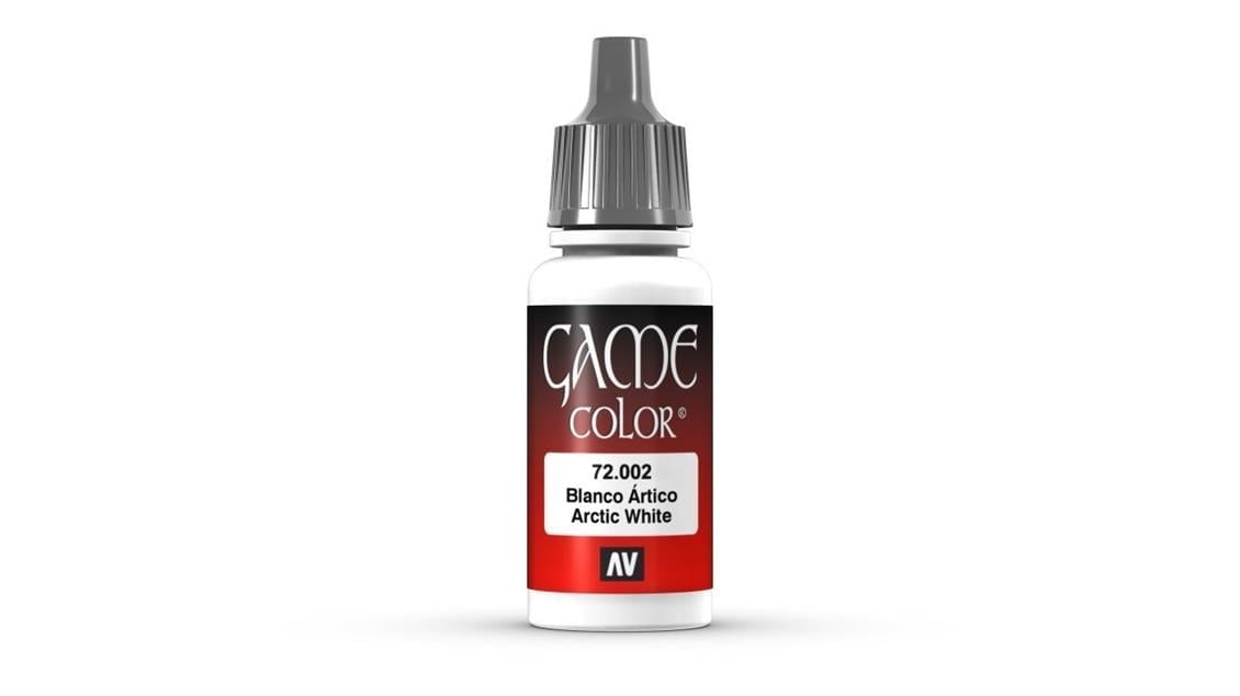 Vallejo 72002 18 ml. Arctic White, Game Color Serisi Model Boyası