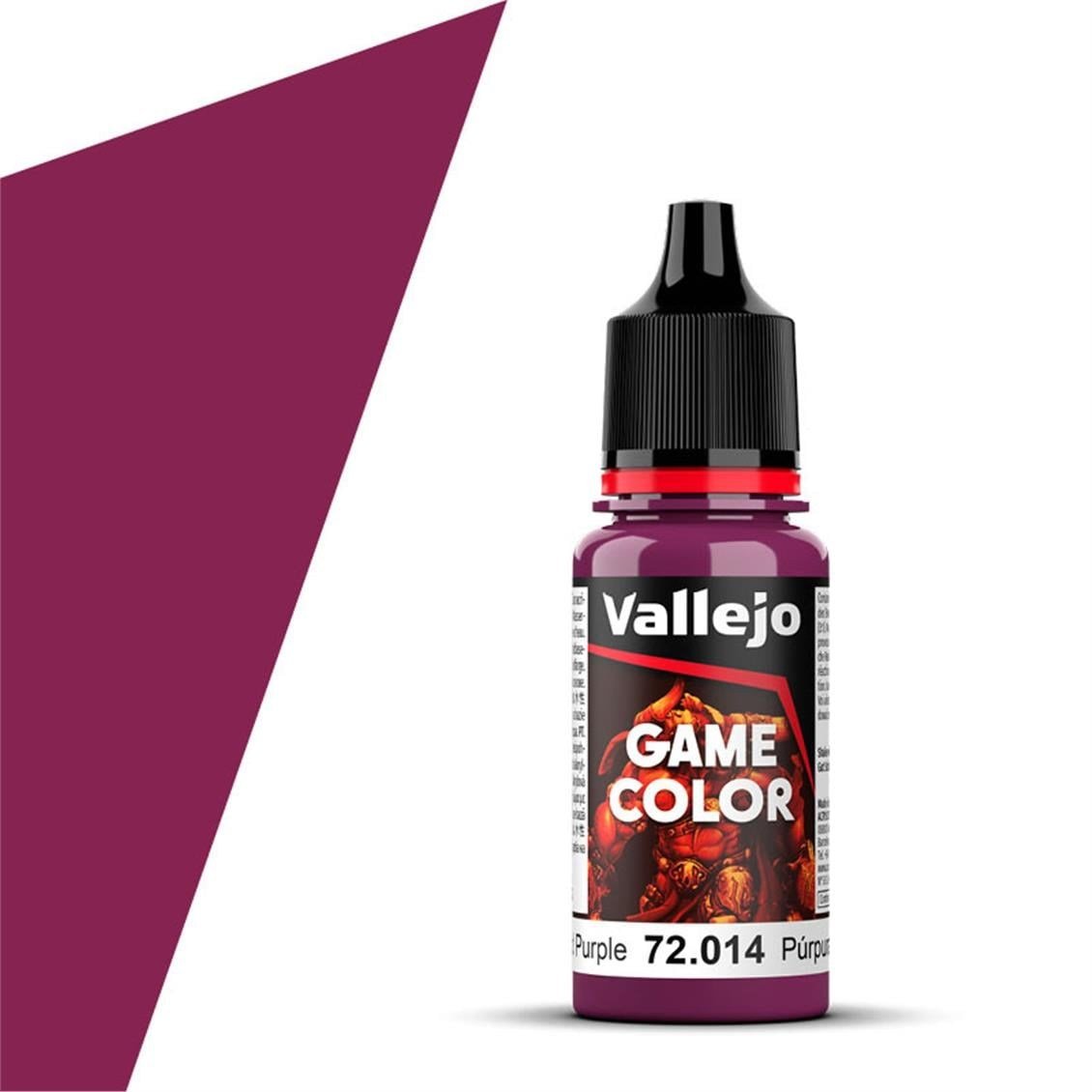 Vallejo 72014 18 ml. Warlord Purple, Game Color Serisi Model Boyası