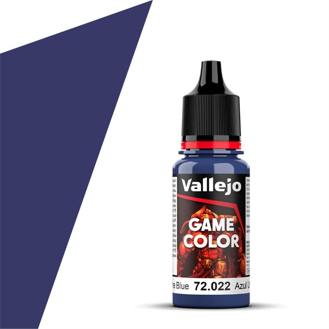 Vallejo 72022 18 ml. Ultramarine Blue, Game Color Serisi Model Boyası