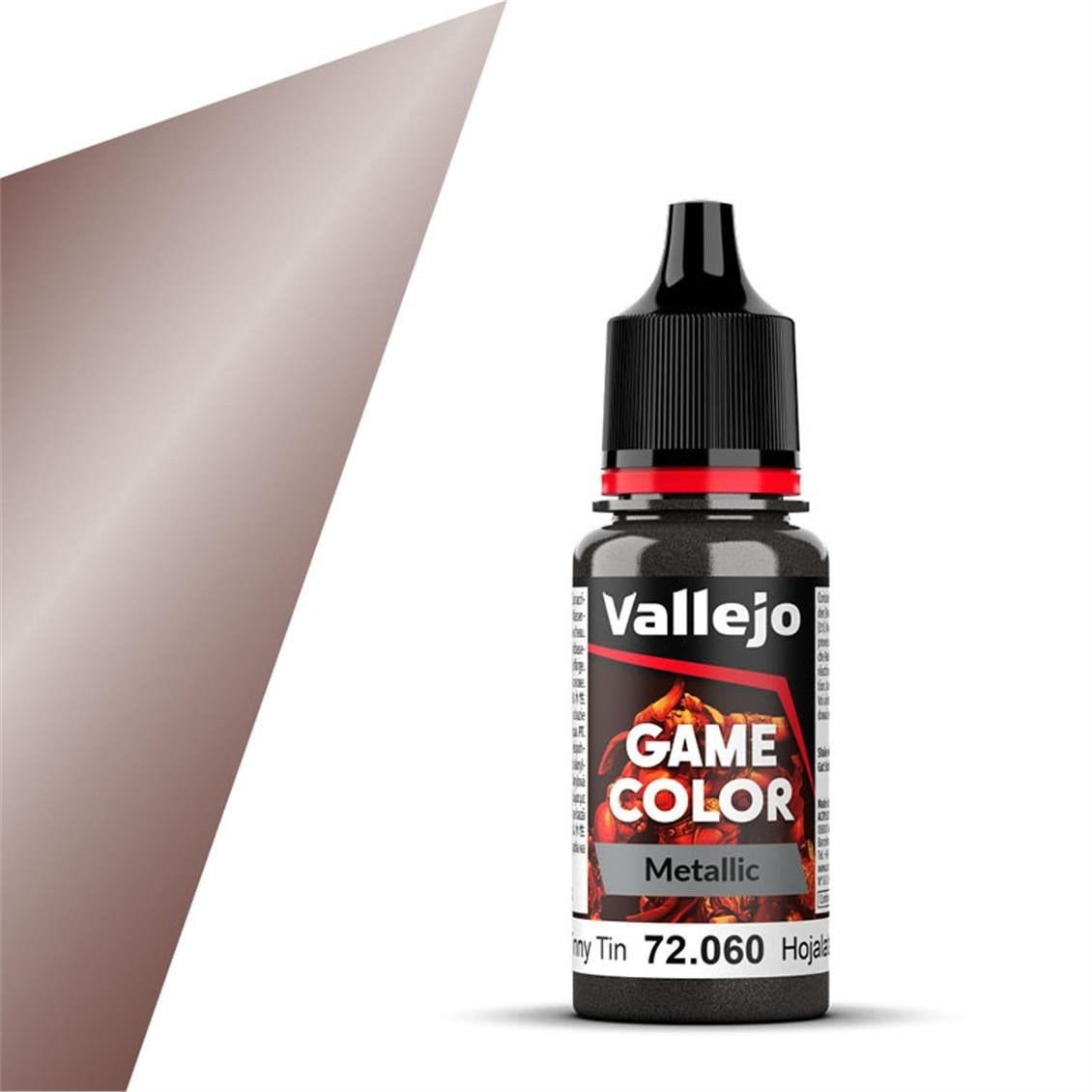 Vallejo 72060 18 ml. Tinny Tin, Game Color Serisi Model Boyası
