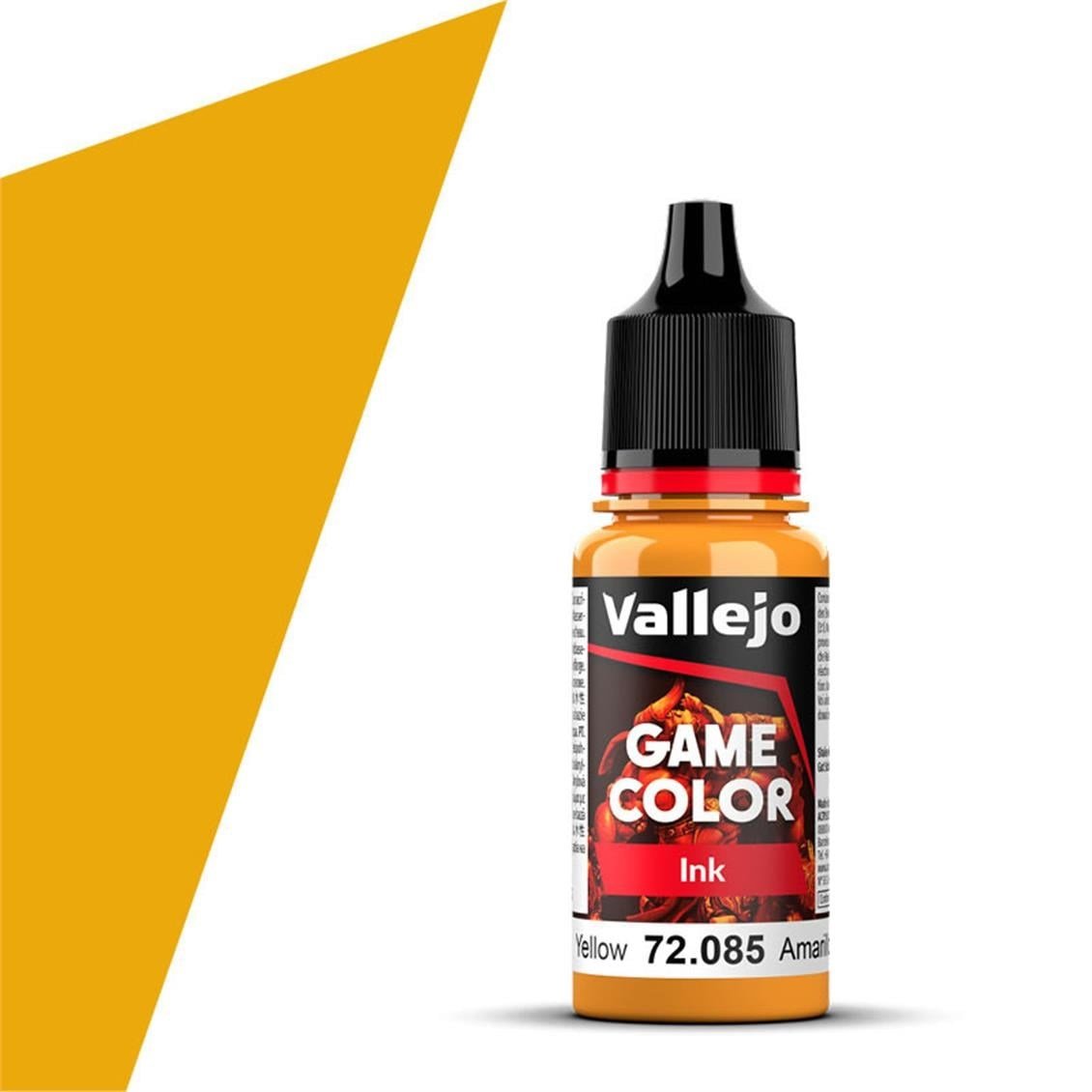 Vallejo 72085 18 ml. Yellow Ink, Game Color Serisi Model Boyası