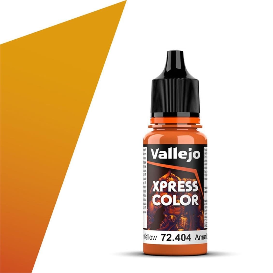Vallejo 72404 18 ml. Nuclear Yellow, Xpress Game Color Serisi Model Boyası