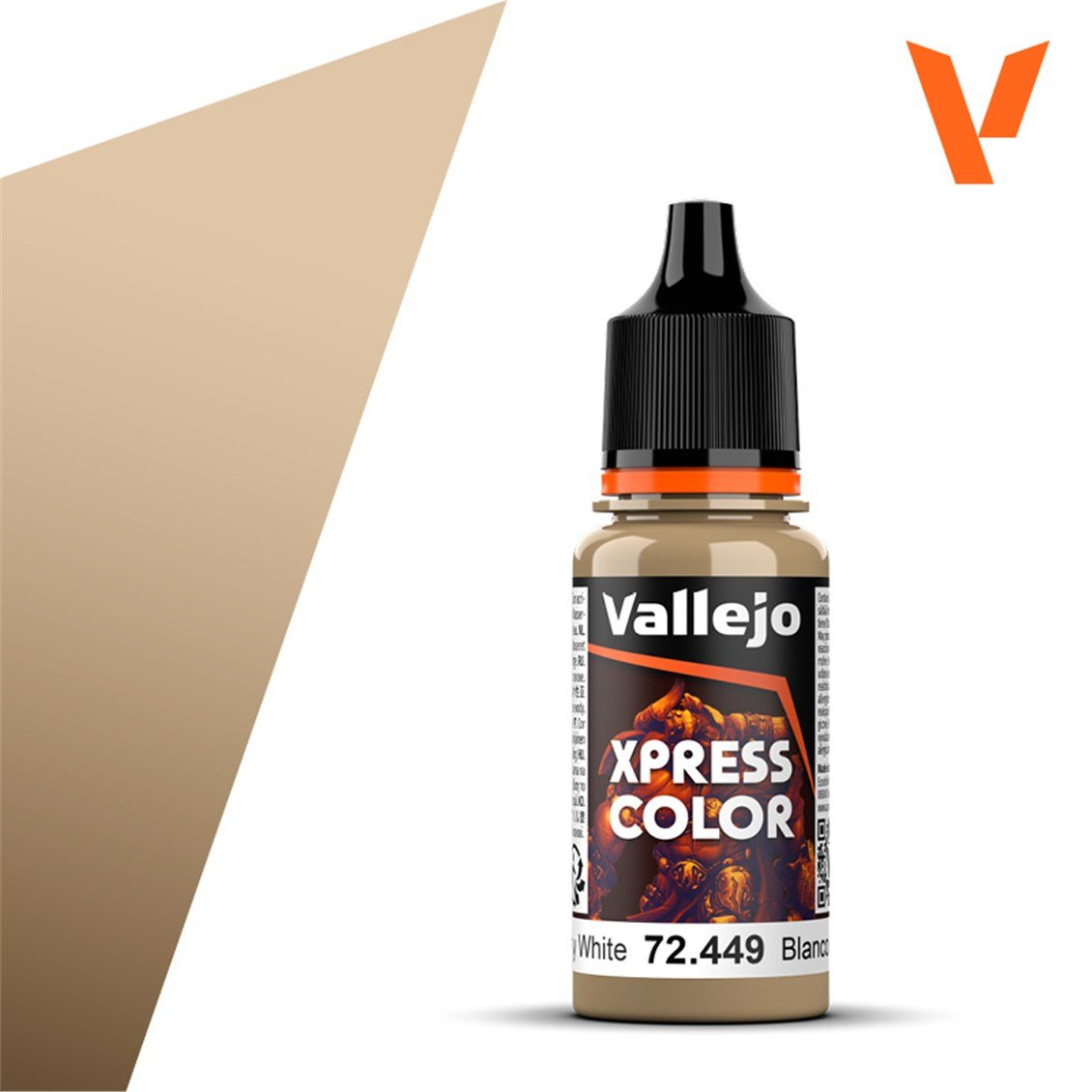 Vallejo 72449 18 ml. Mummy White, Xpress Game Color Serisi Model Boyası