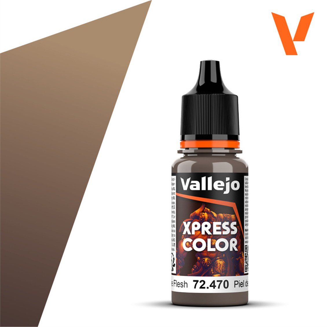 Vallejo 72470 18 ml. Zombie Flesh, Xpress Game Color Serisi Model Boyası