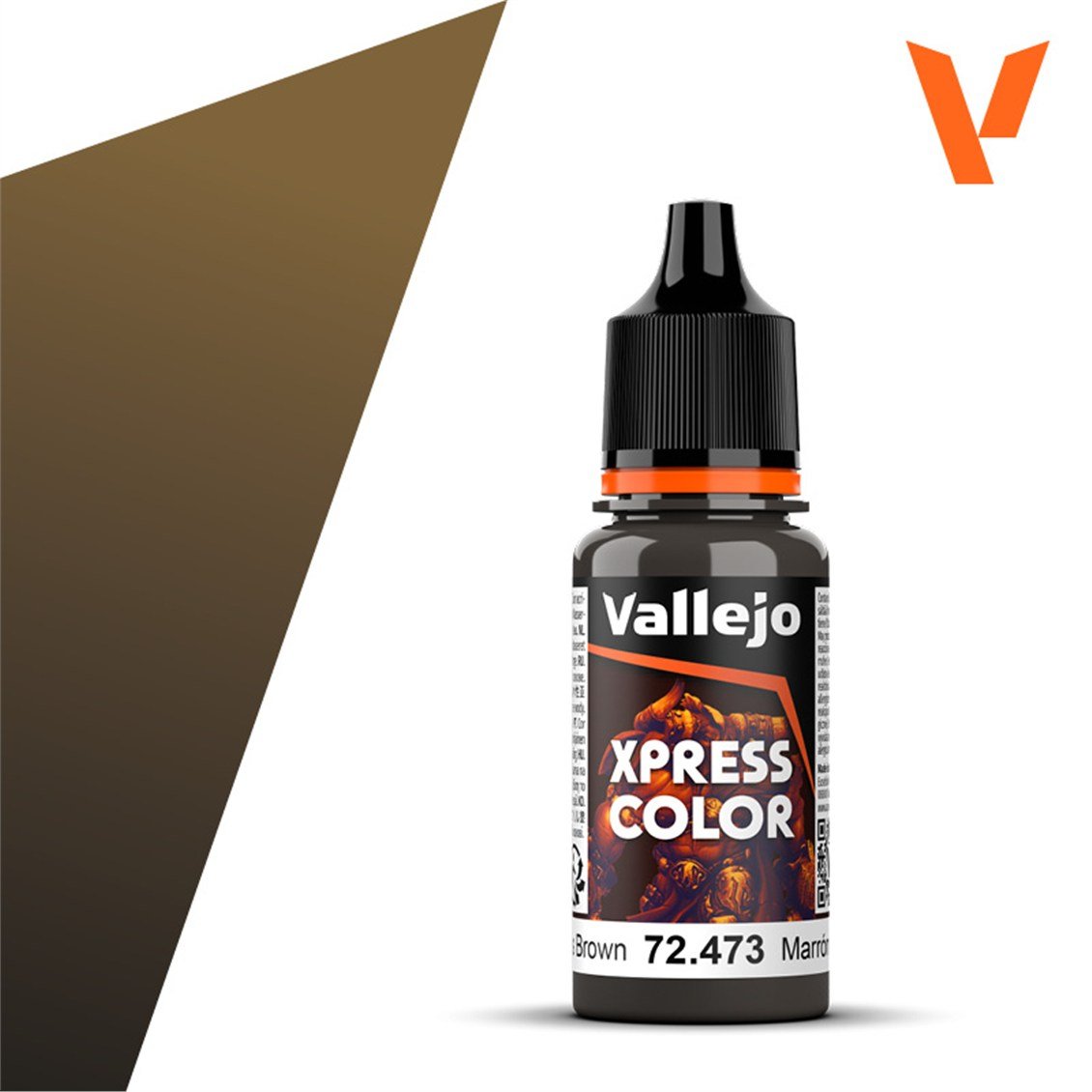 Vallejo 72473 18 ml. Battledress Brown, Xpress Game Color Serisi Model Boyası