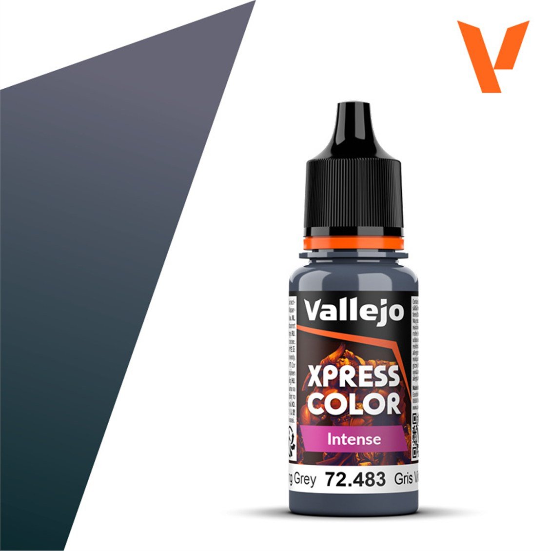Vallejo 72483 18 ml. Viking Grey, Xpress Game Color Serisi Model Boyası