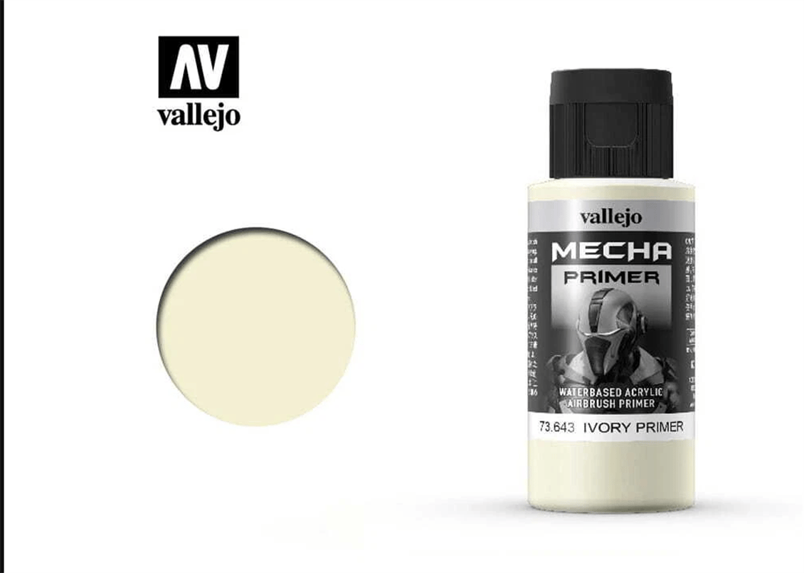 Vallejo 73643 60 ml. Ivory, Mecha Color Serisi Astar Model Boyası