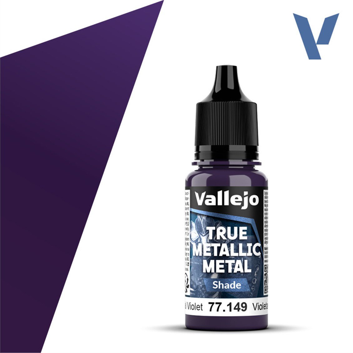 Vallejo 77149 18 ml. Celestial Violet, Shade, True Metallic Metal (TMM) Serisi Model Boyası