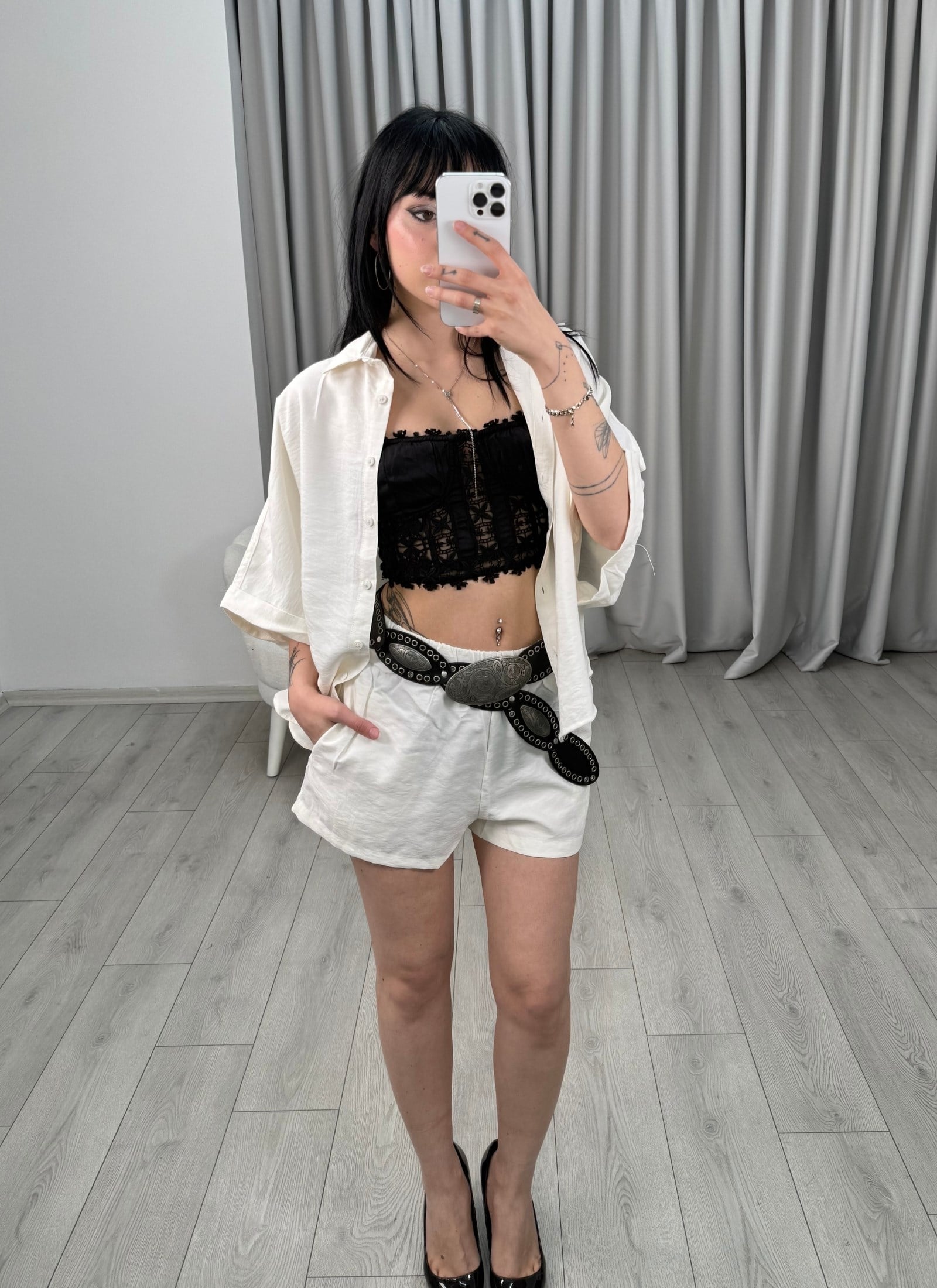  Lisa Modal Takım Beyaz
