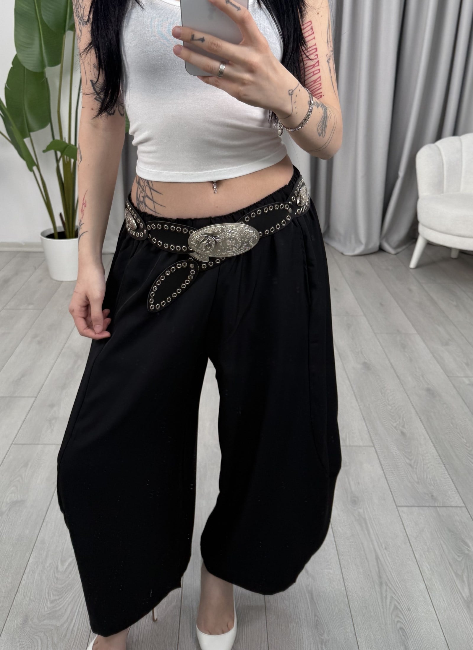  Nelly Şalvar Pantolon Siyah