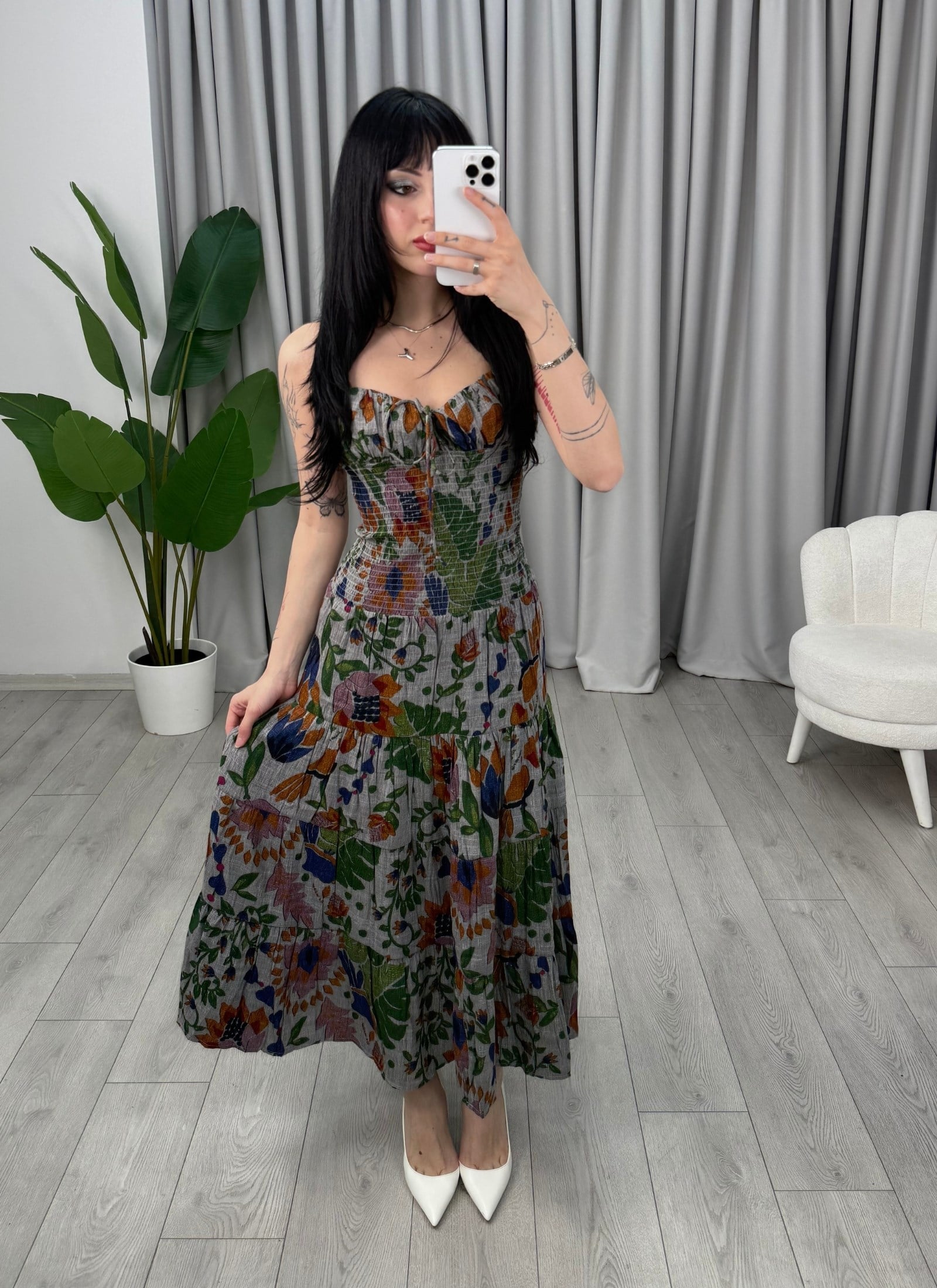 Aurora Elbise Yeşil
