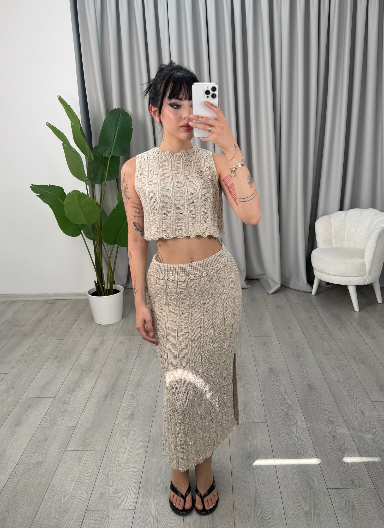Aylin Takım Bej