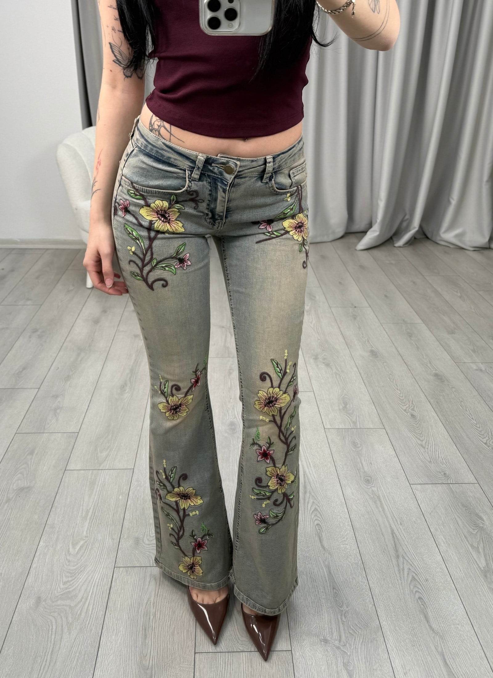Bloom Nakışlı Pantolon