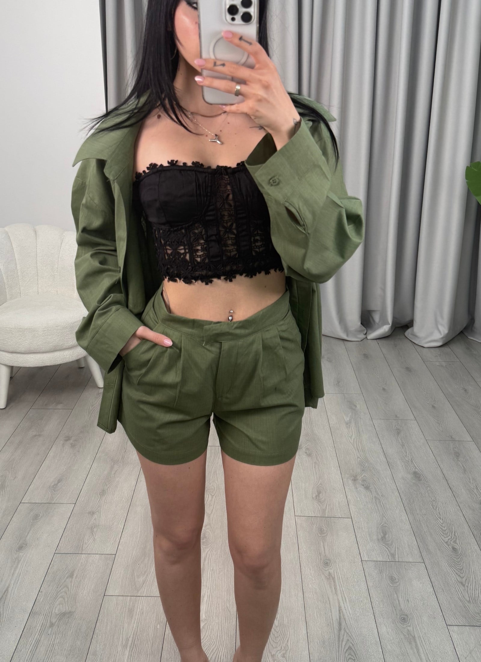 Janice Şort Yeşil