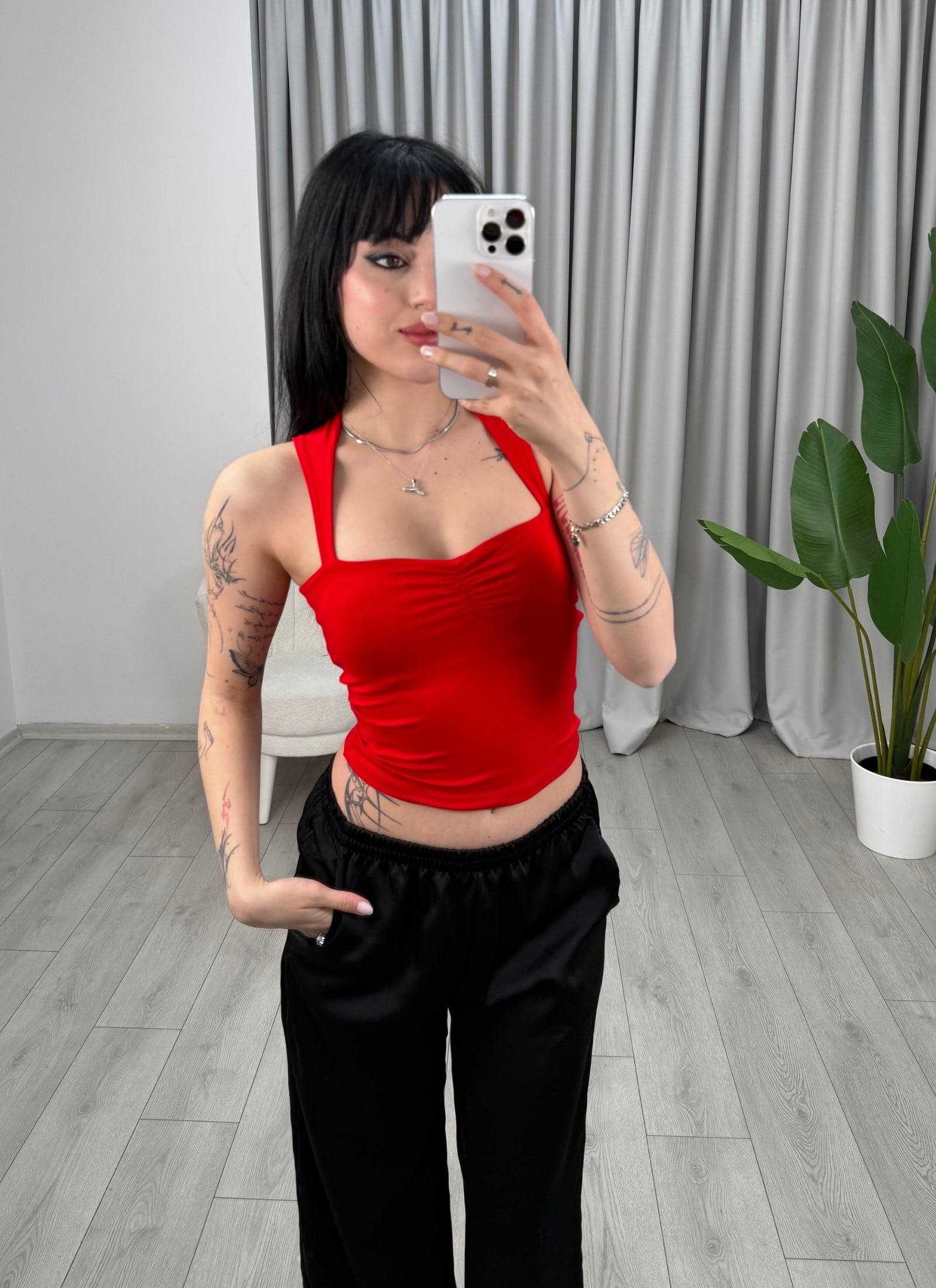 Madison Bluz Kırmızı