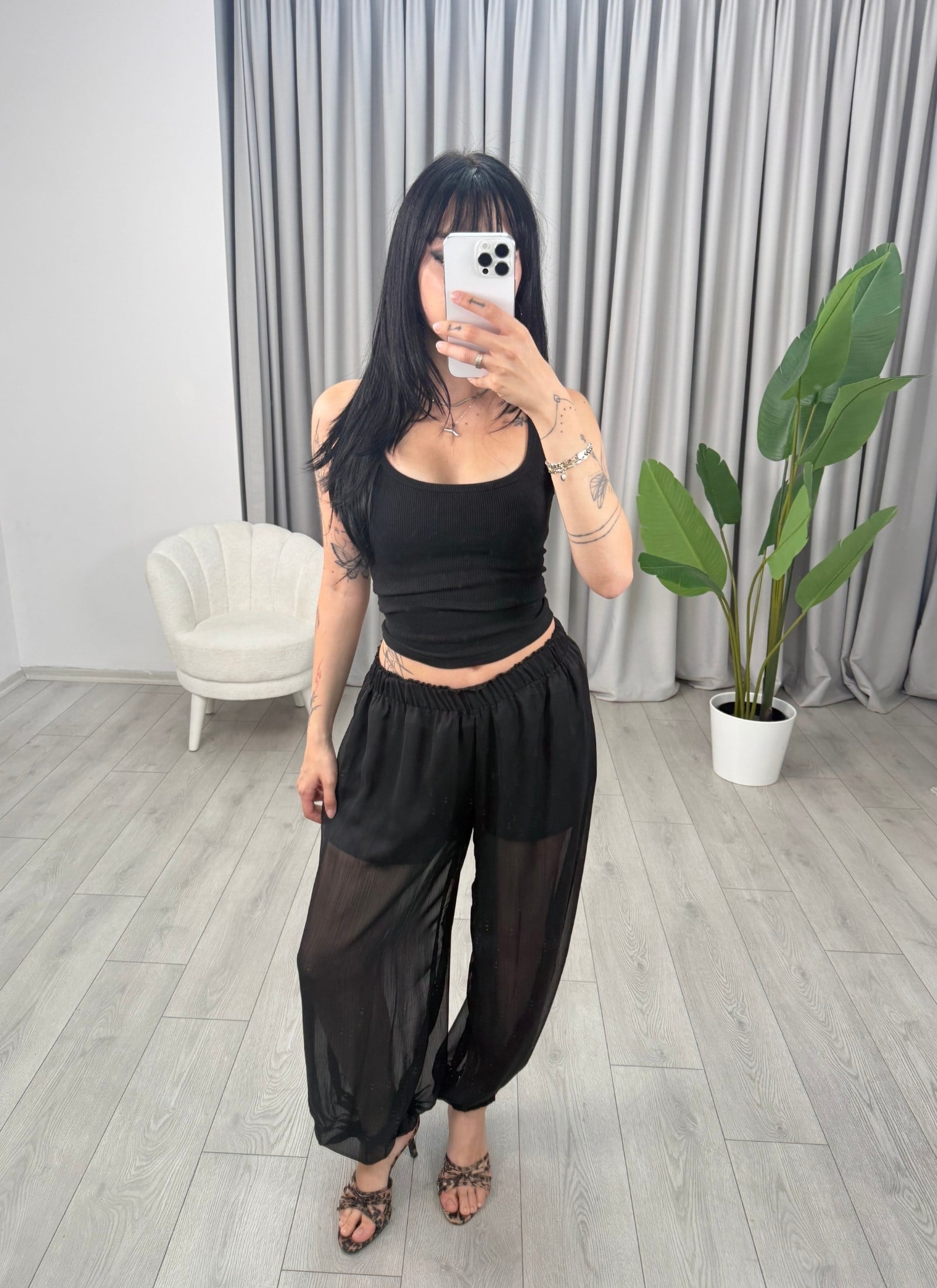 Marielle Şalvar Siyah