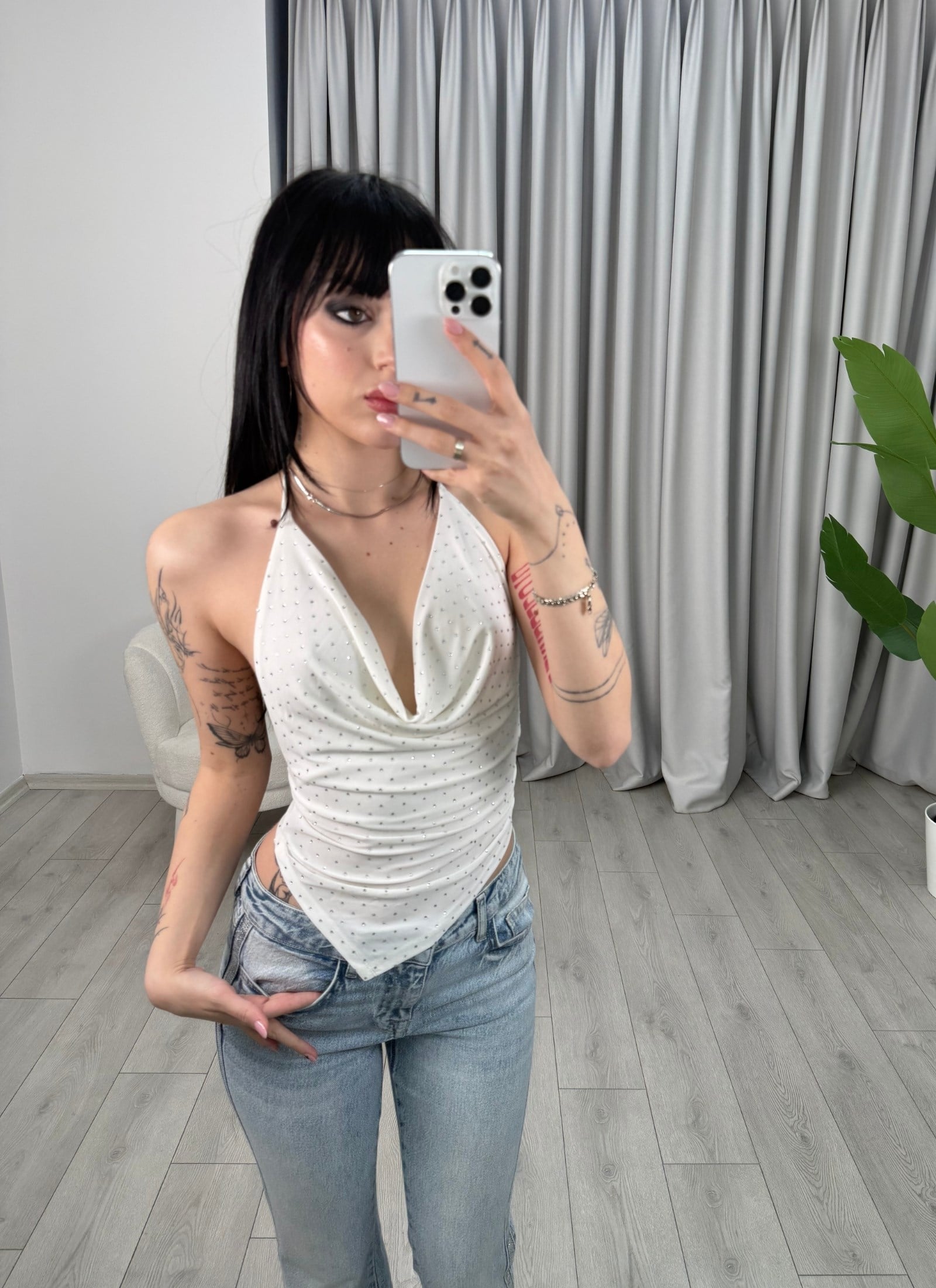 Sissy Bluz Beyaz