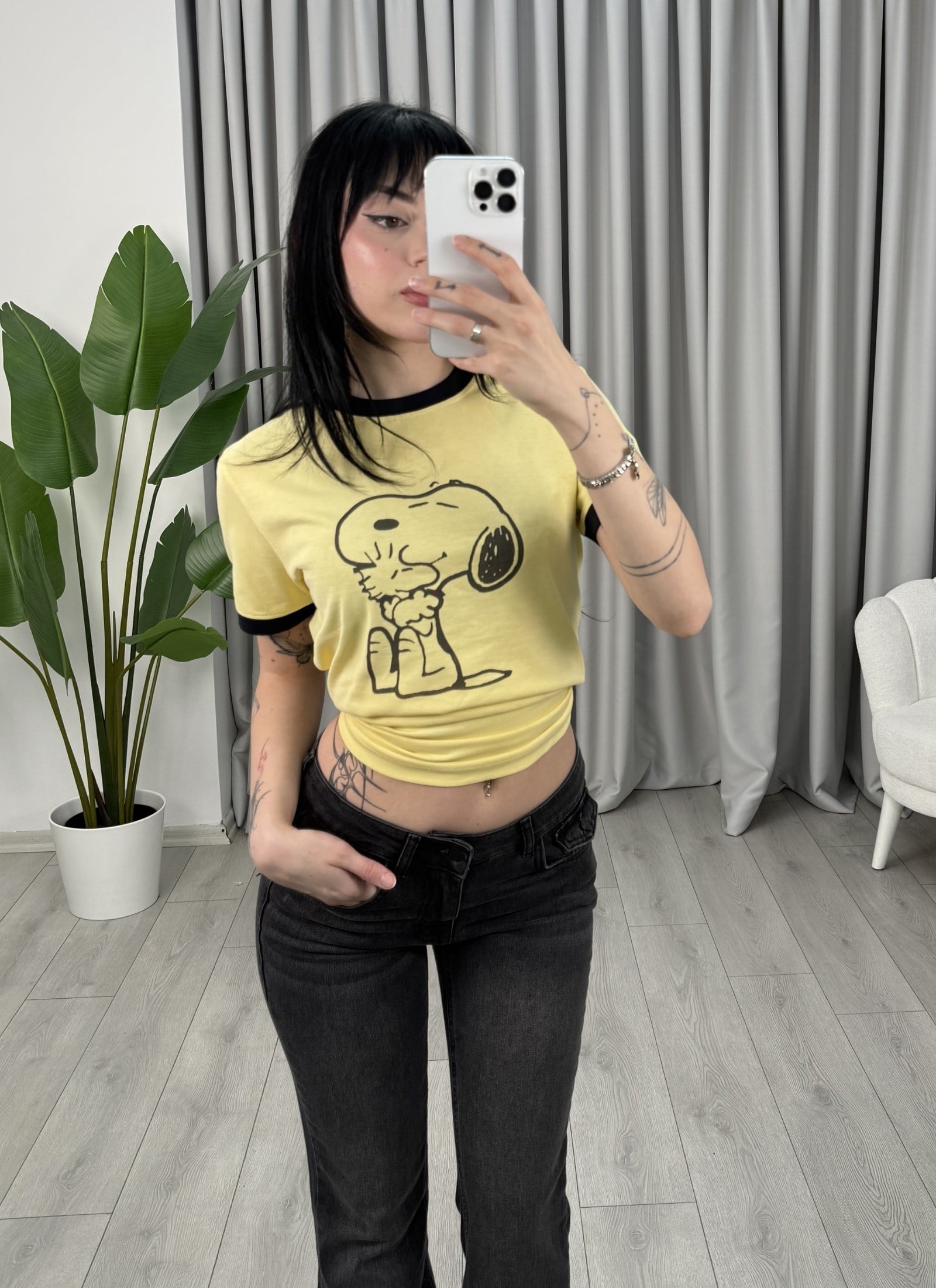 Snoopy Bluz Sarı