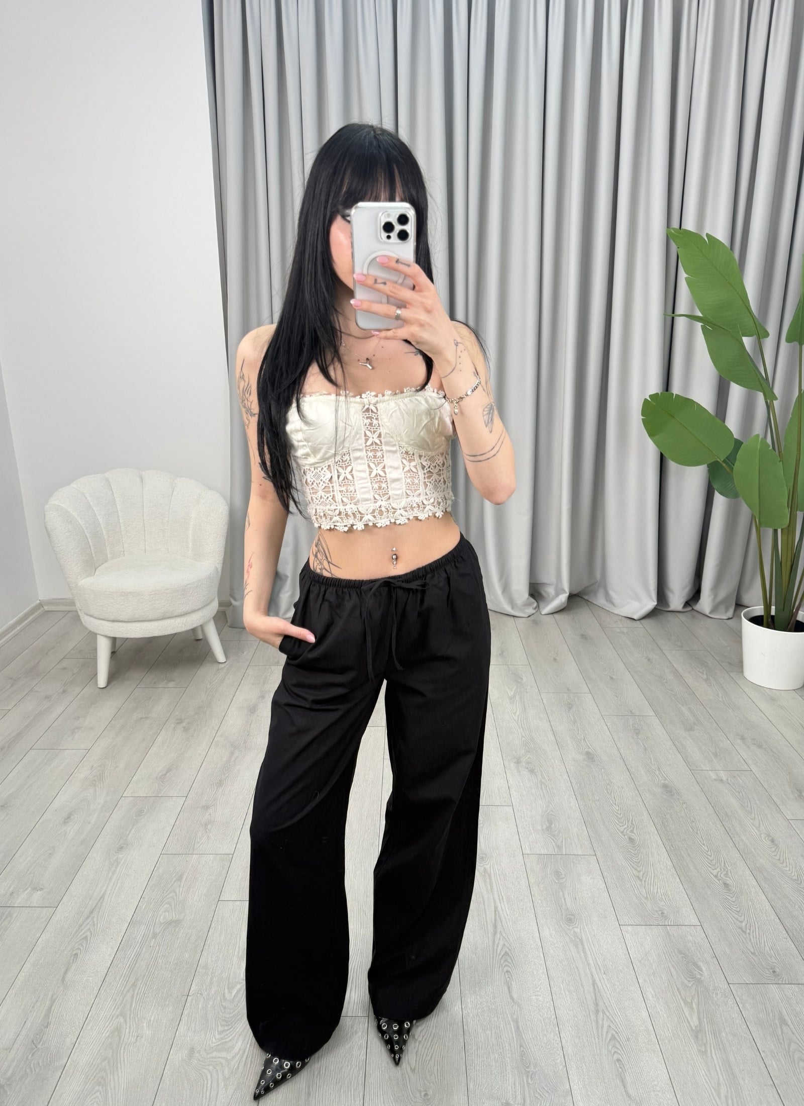 Yasmina Pantolon Siyah
