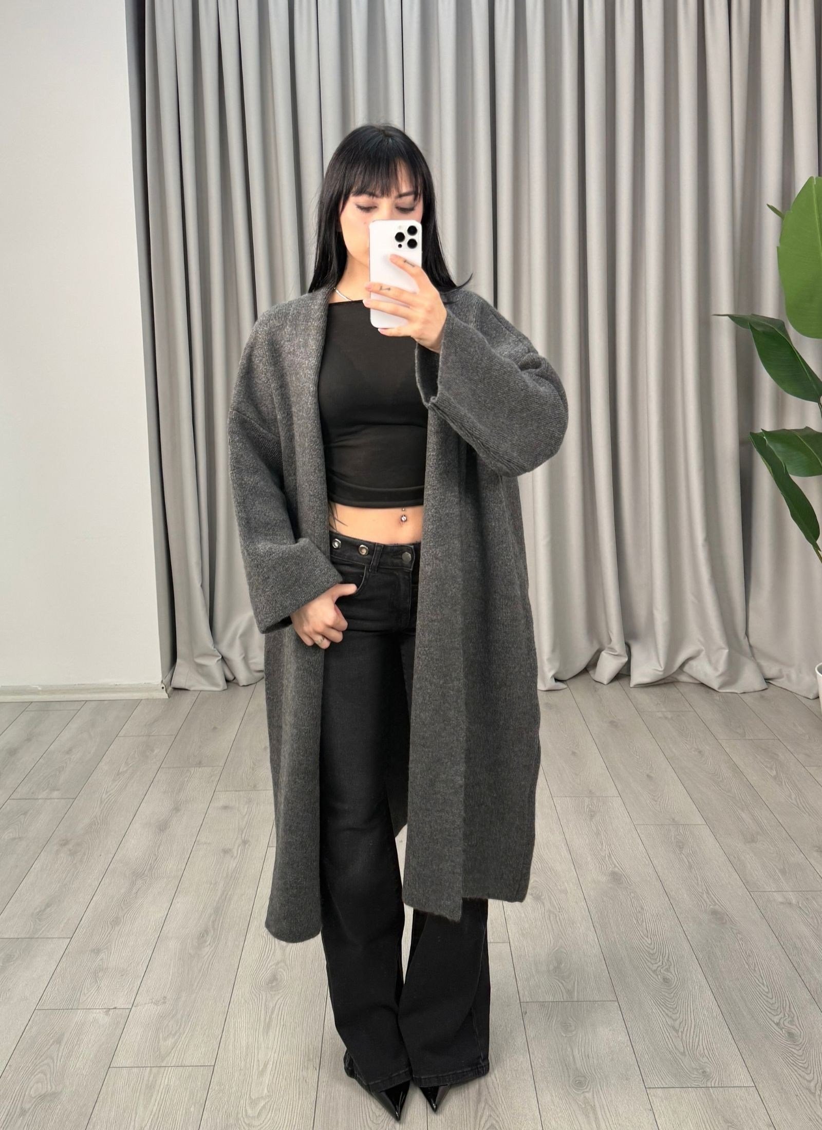 Yumi Hırka Gri