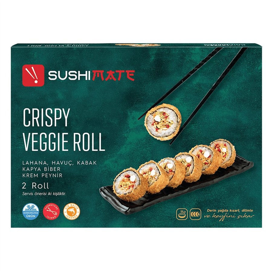 Sushimate Crispy Veggie Roll 480 G Donuk