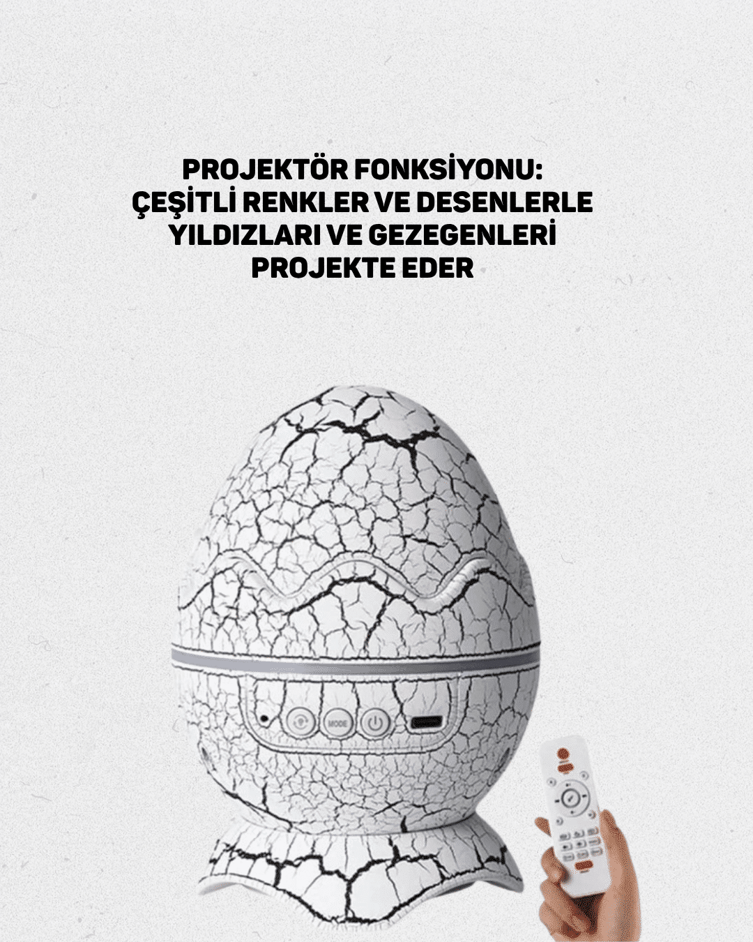 Dinazor Yumurta Gece Lambası