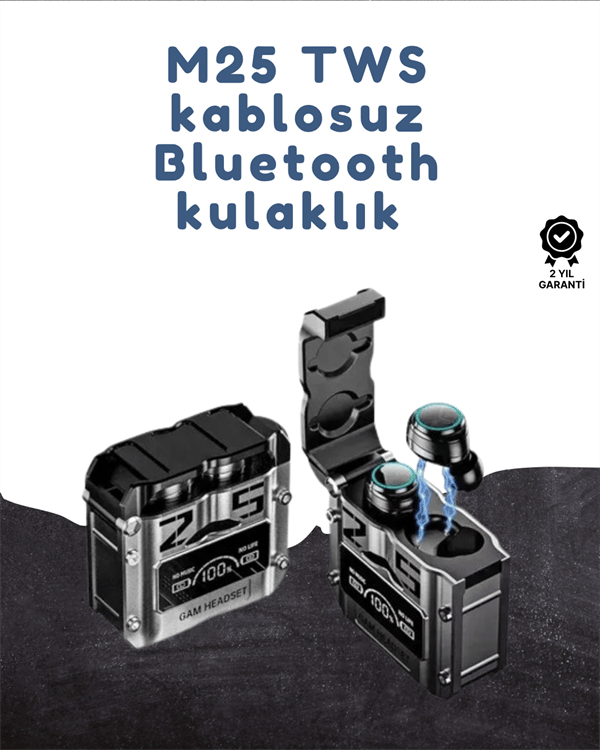 Ergonomik Tasarımlı Bluetooth Kulaklık | Suya Dayanıklı | Dokunmatik Kontrollü