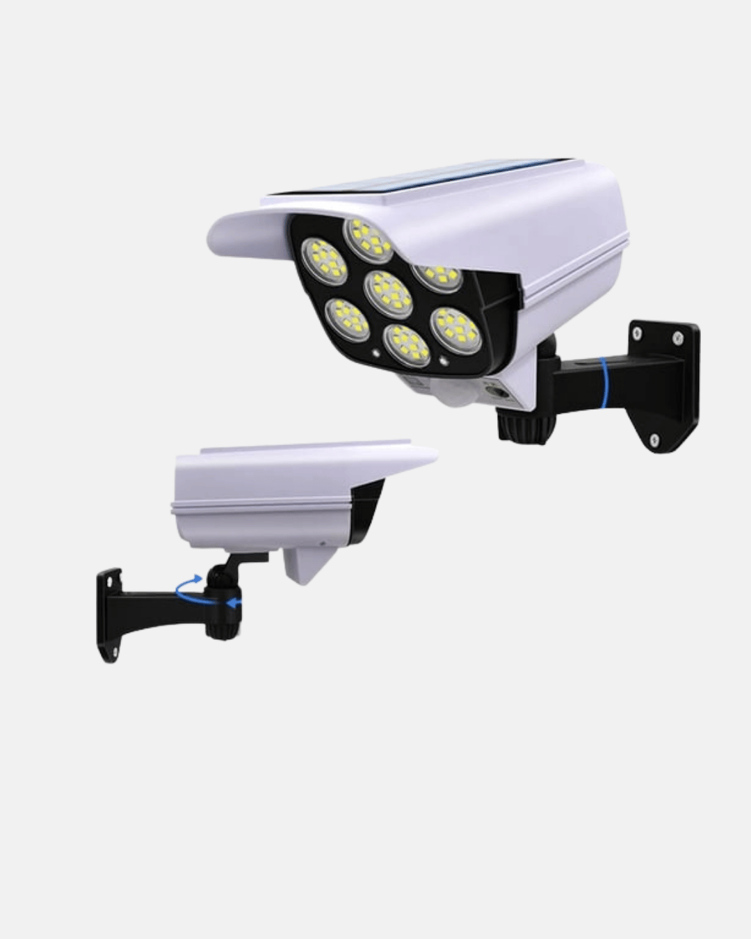 Güneş Paneliyle Şarj Olan Hareket Sensörlü Dış Mekan Güvenlik Lambası Ayarlanabilir