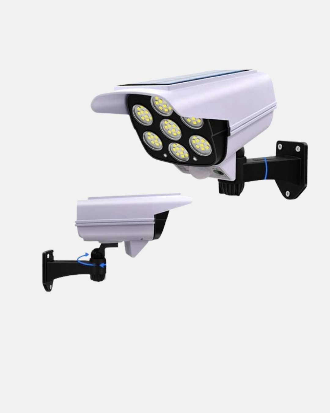 Güneş Paneliyle Şarj Olan Hareket Sensörlü Dış Mekan Güvenlik Lambası Ayarlanabilir