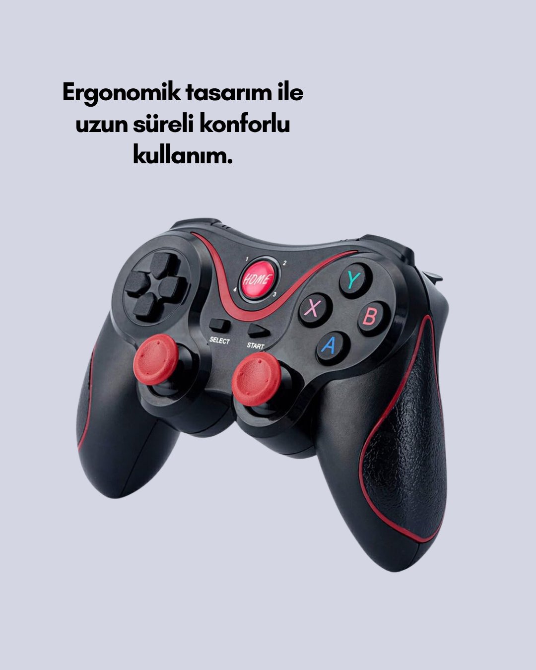 Kablosuz Bluetooth Gamepad PC Android TV Uyumlu Oyun Kumandası
