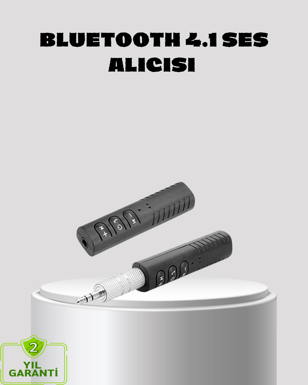 Kablosuz Bluetooth Ses Adaptörü 4.1 Teknolojili ve 10m Menzilli