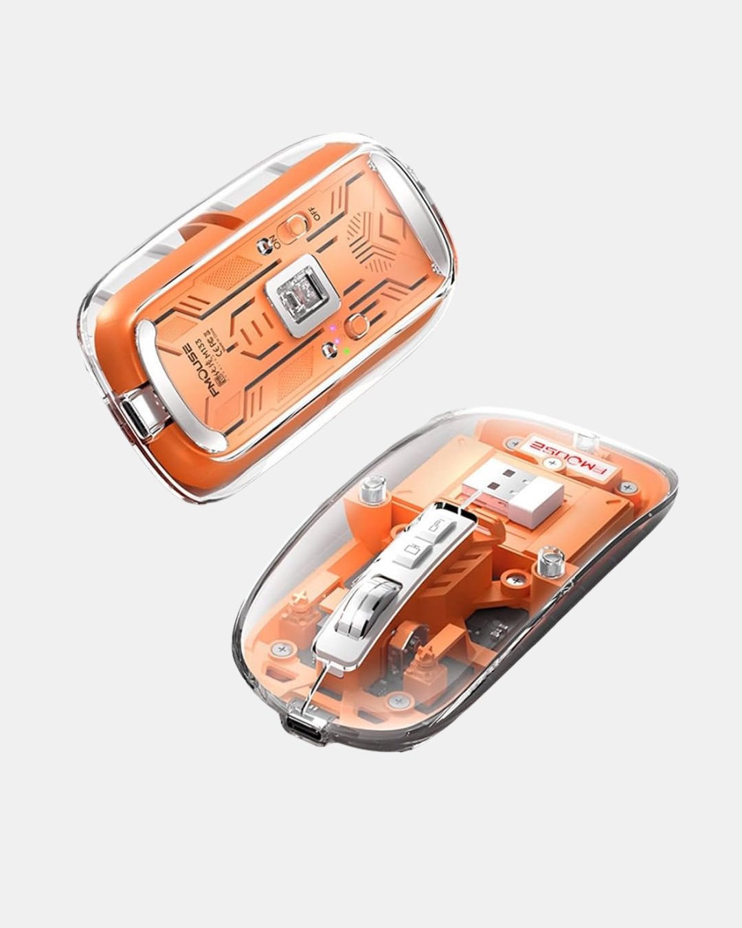 Kablosuz Çift Modlu Mouse – Bluetooth 5.0 + 2.4GHz