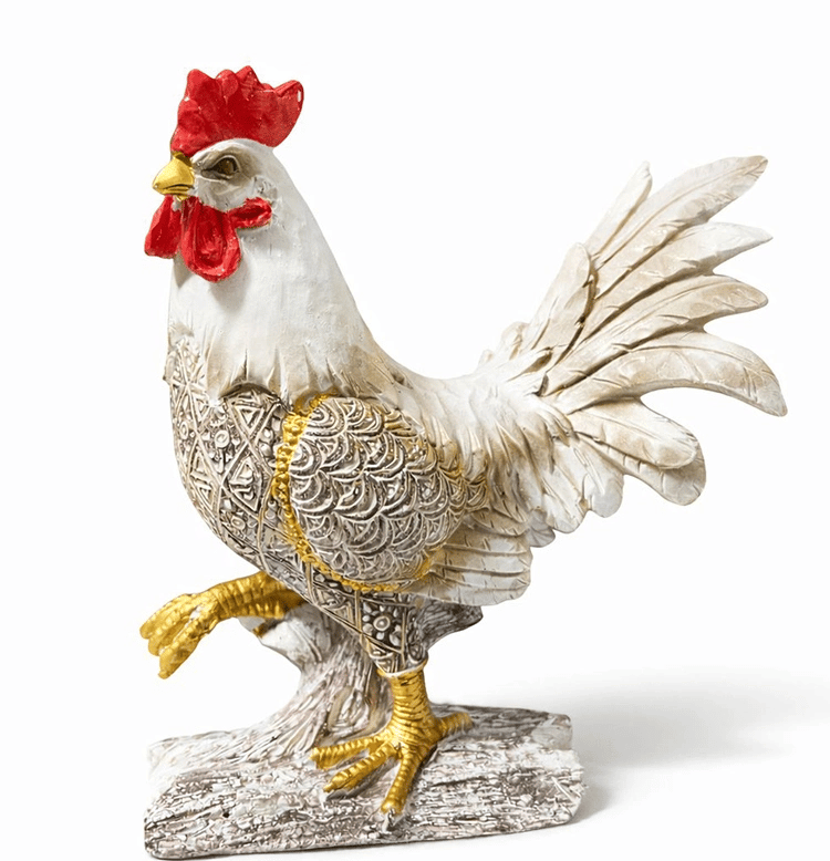 Özel Tasarım Polyester Horoz Figürü