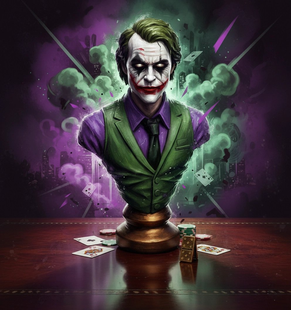 Polyester Joker Figür