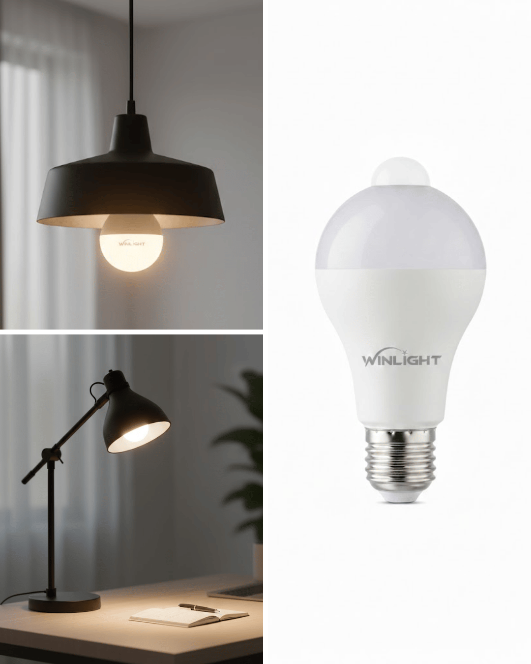 Sensörlü LED Lamba Otomatik Algılama Enerji Tasarruflu Aydınlatma