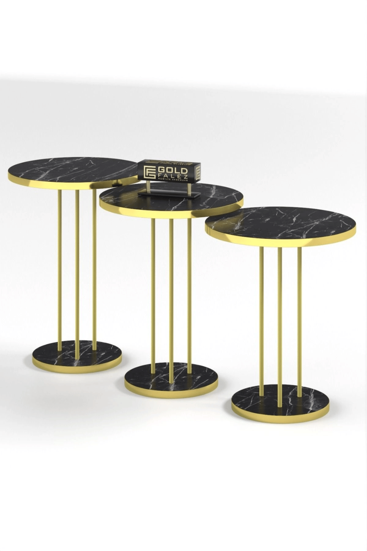 Zigon Sehpa Terra Bendir Gold