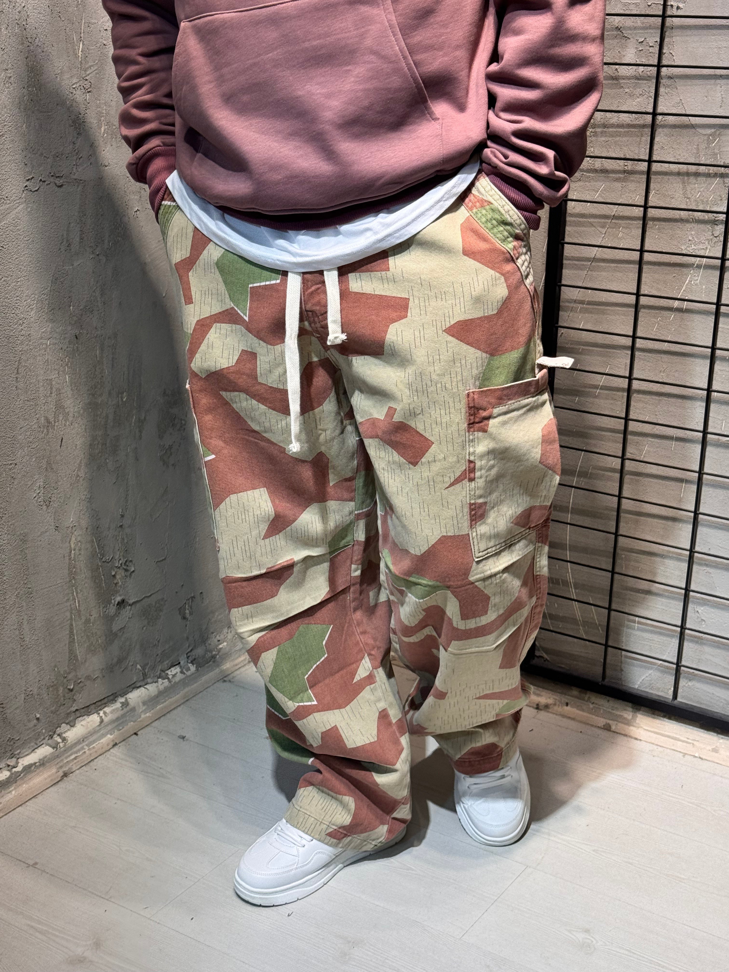 Kamoflaj Cargo Pantalon