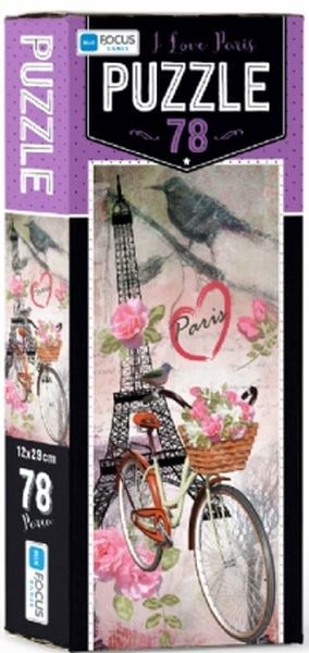 Blue Focus I Love Paris - Puzzle 78 Parça