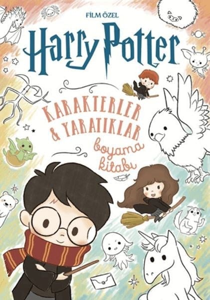 Film Özel Harry Potter Karakterler Ve Yaratıklar Boyama Kitabı