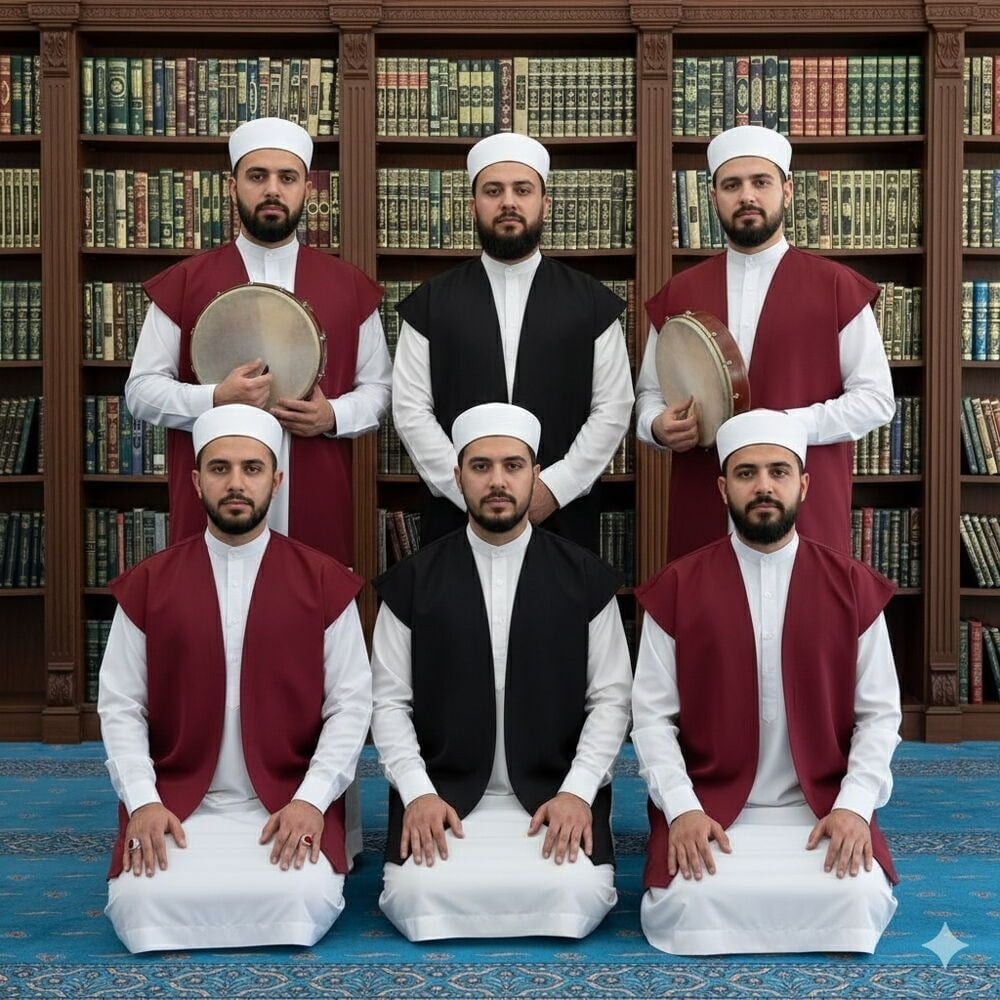 Haydari Musiki Yelek Bordo