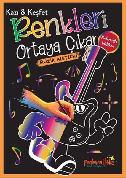 Kazı & Keşfet Renkleri Ortaya Çıkar - Müzik Aletleri