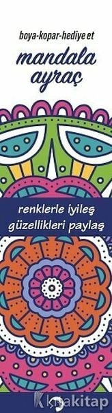 Mandala Ayraç Lacivert