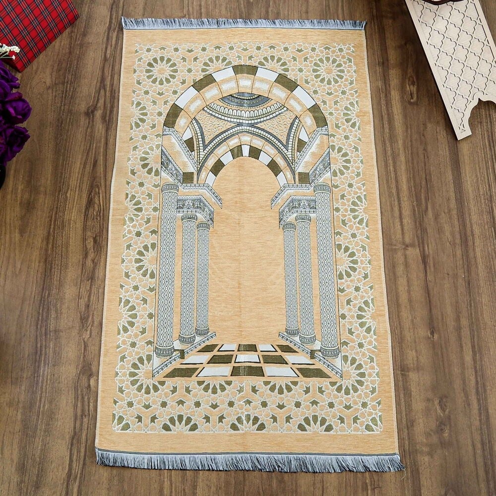 Medine Lüks Şönil Seccade Vizon (66x116cm) 520 gr