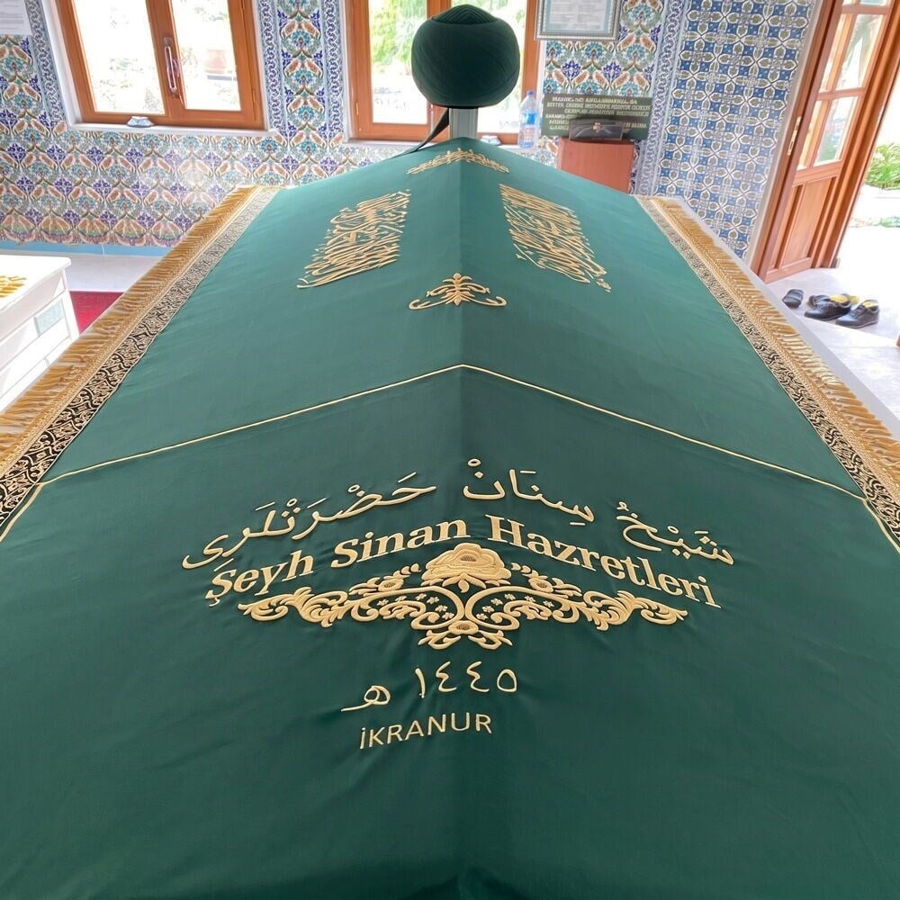 Sanduka Tabut Örtüsü - Çatalca Kalfaköy Şeyh Sinan Hazretleri