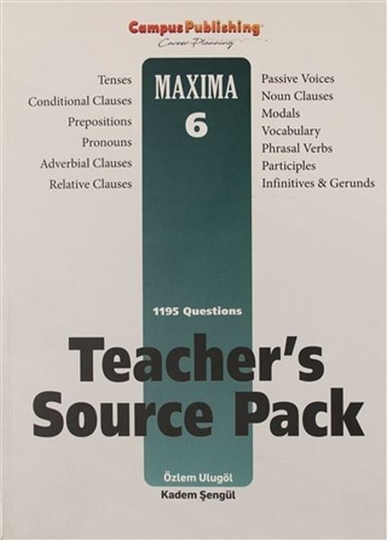 Teacher's Source Pack - Maxima 6