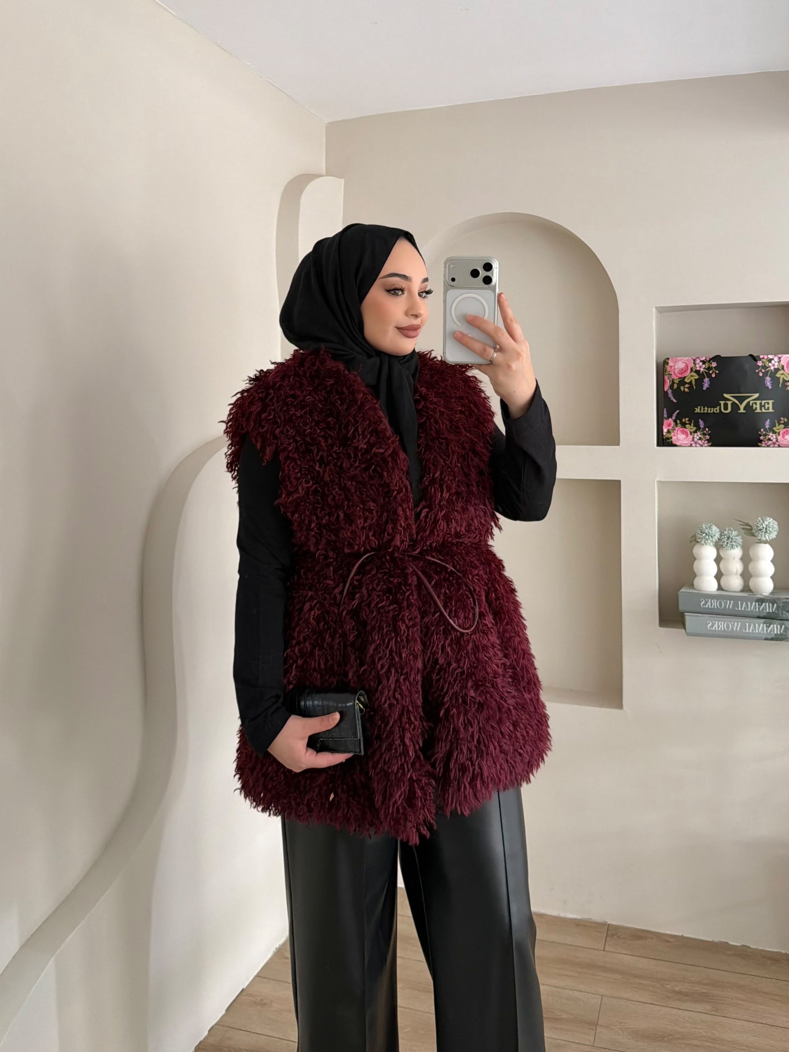 Curly Peluş Yelek