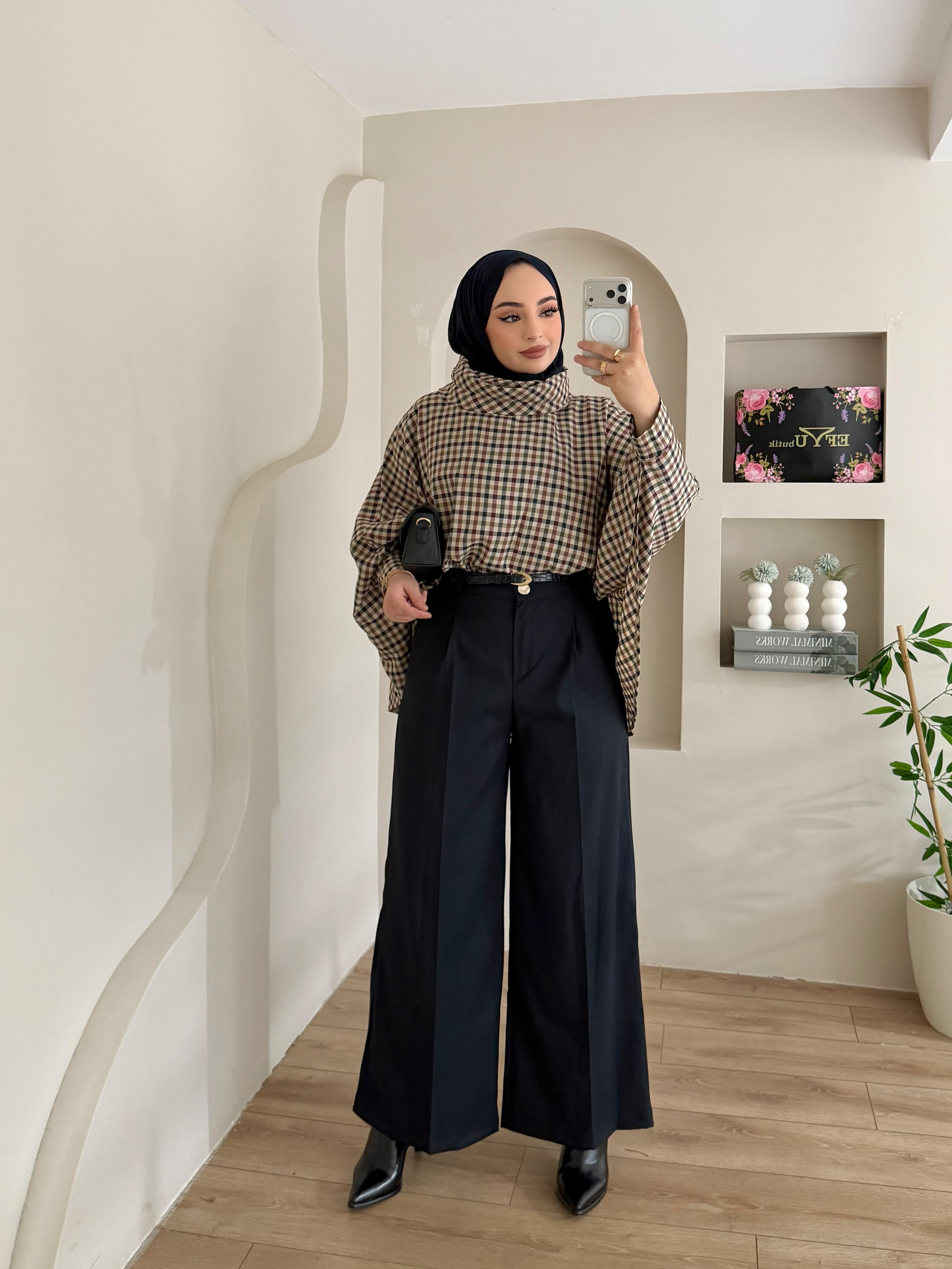 Eddina Kemerli Pantalon Takım