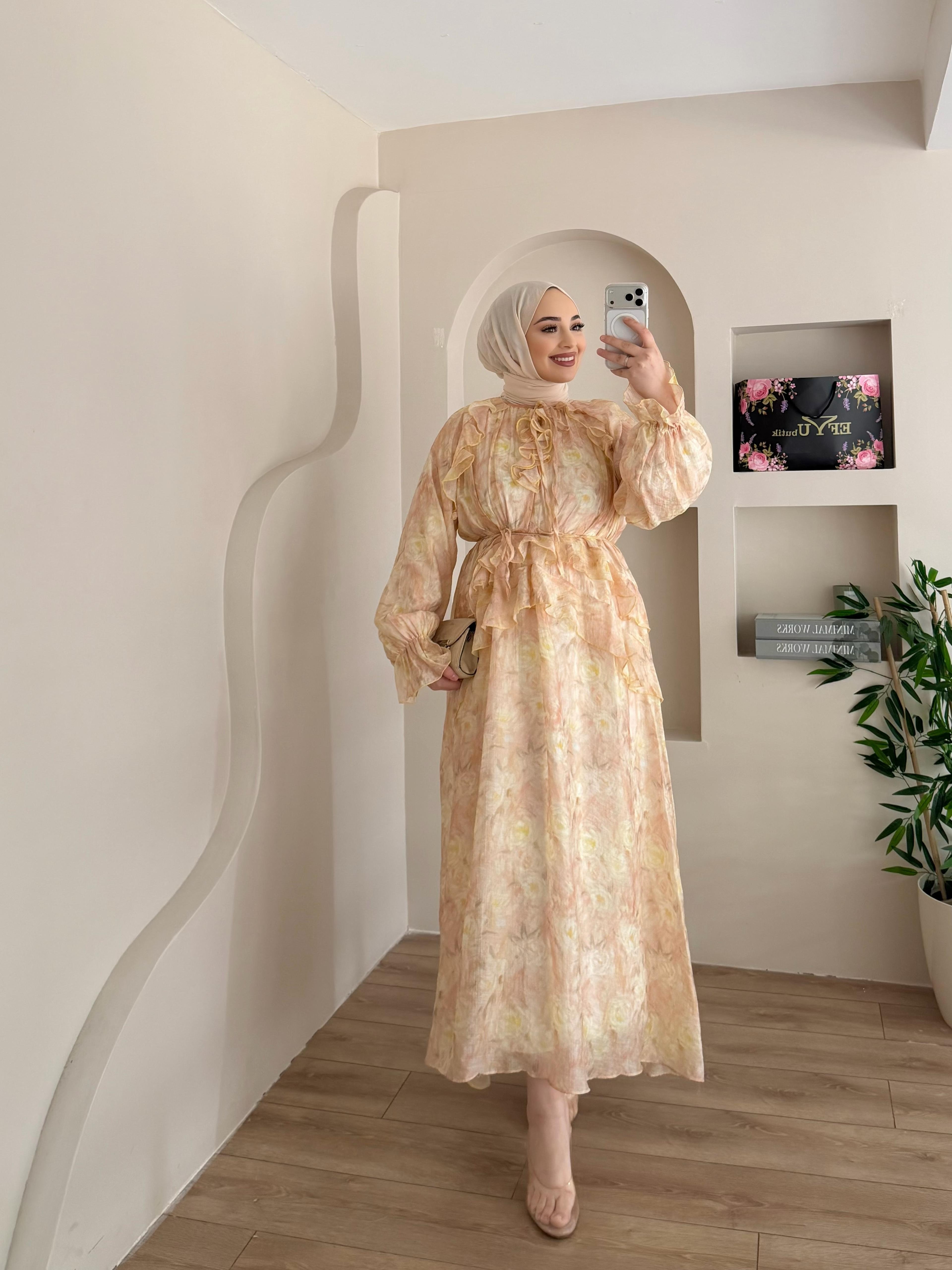 Eliora Fırfırlı Elbise 