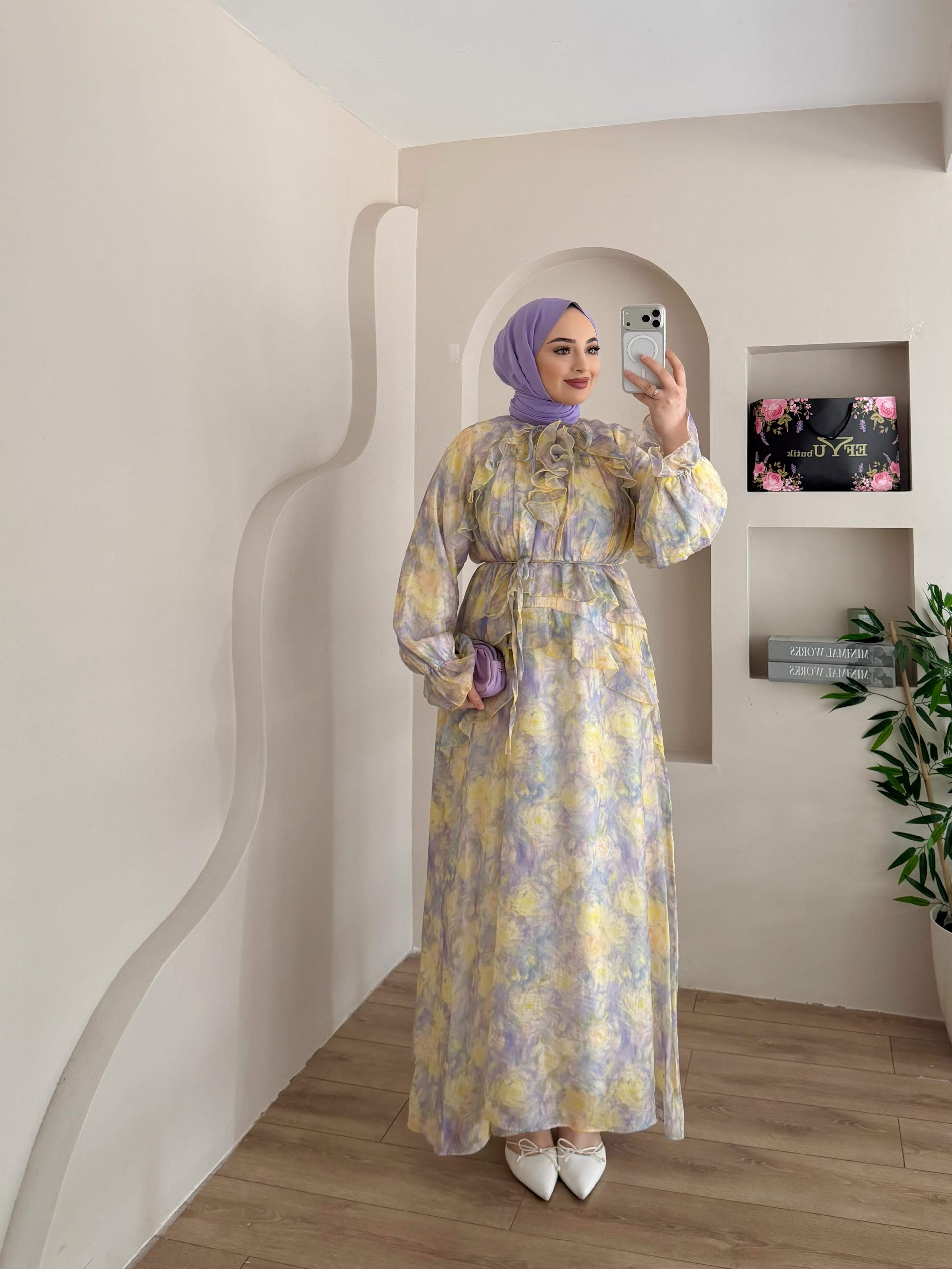 Eliora Fırfırlı Elbise 