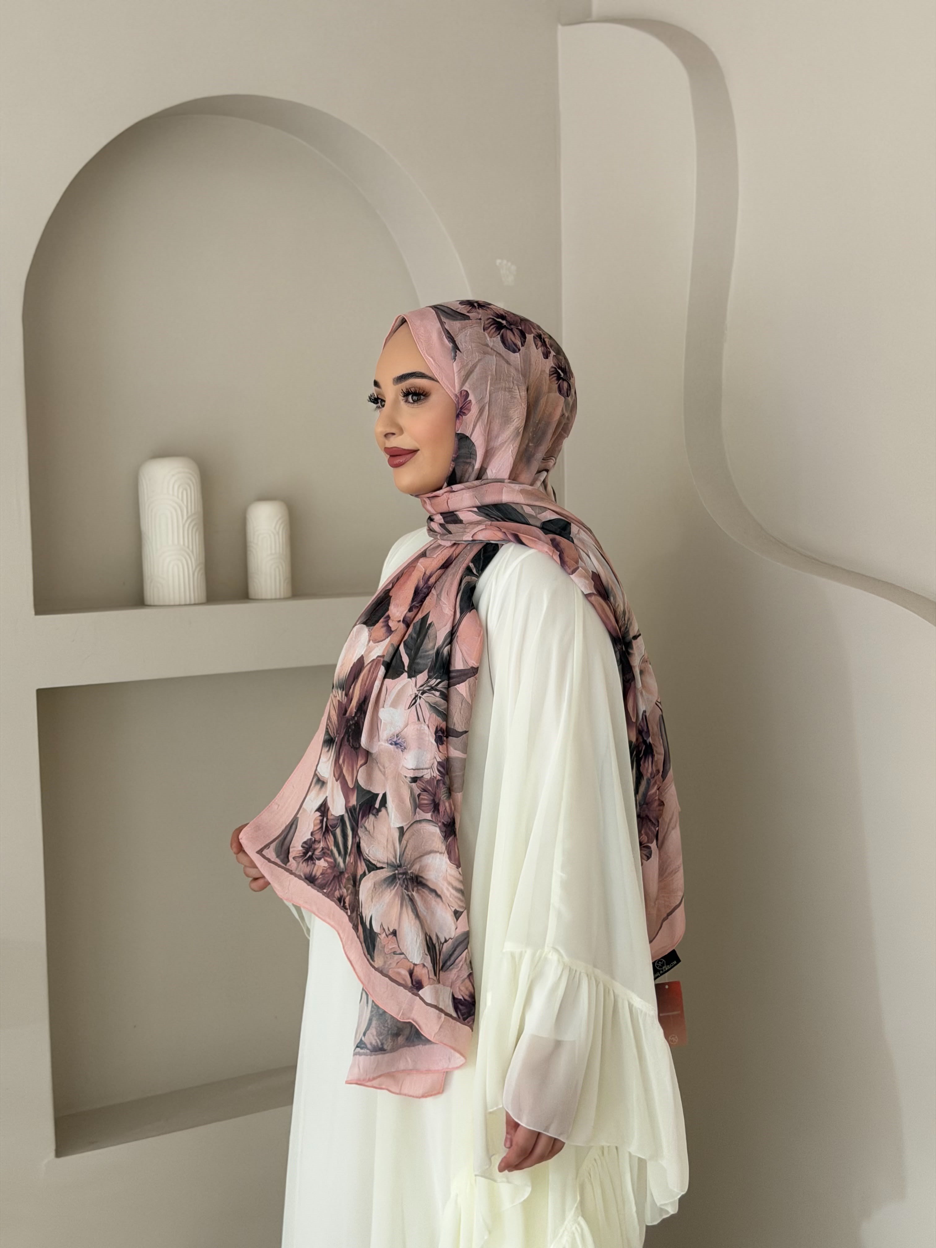 Floral Desenli Şal